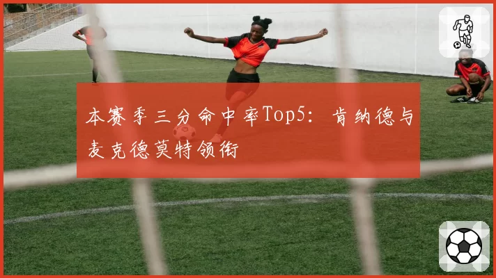 本赛季三分命中率Top5：肯纳德与麦克德莫特领衔